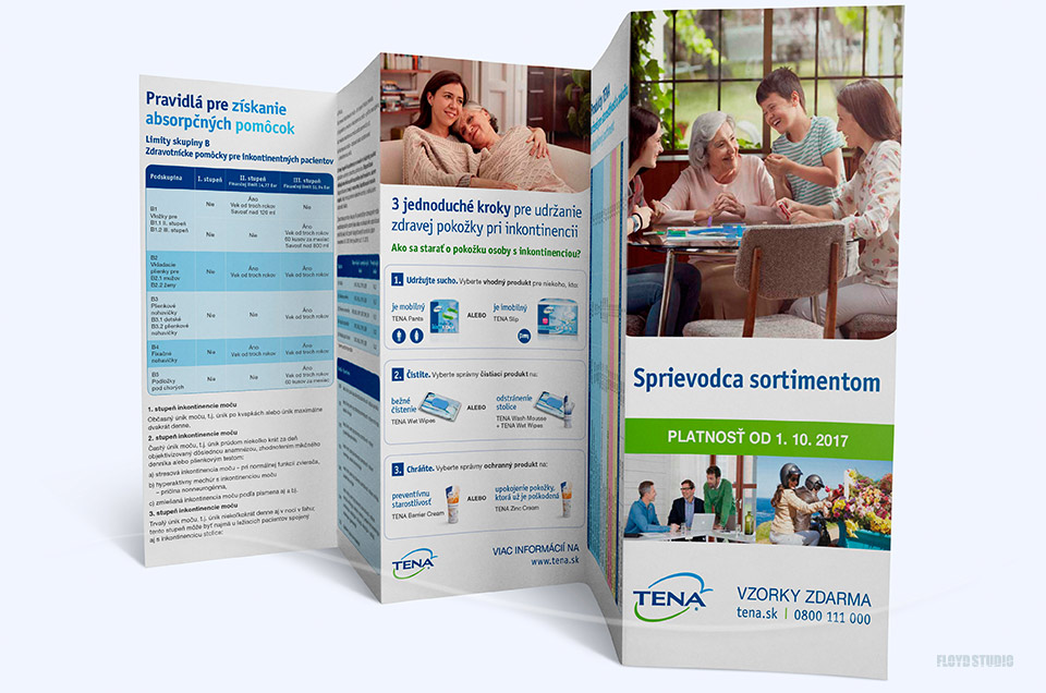 Tena - Various marketing materials